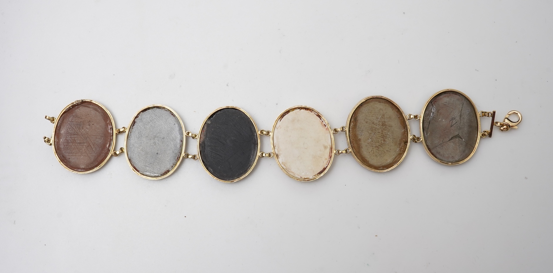 A lava cameo bracelet
